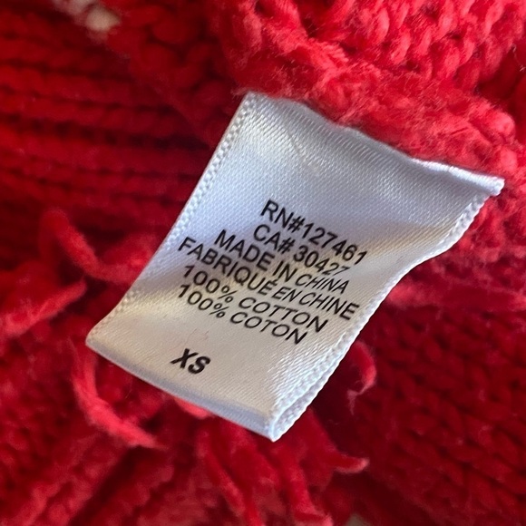 WILDFOX Stars Boho Style Romantic Palmetto Knit Sweater Cropped Fringed … - Picture 10 of 12